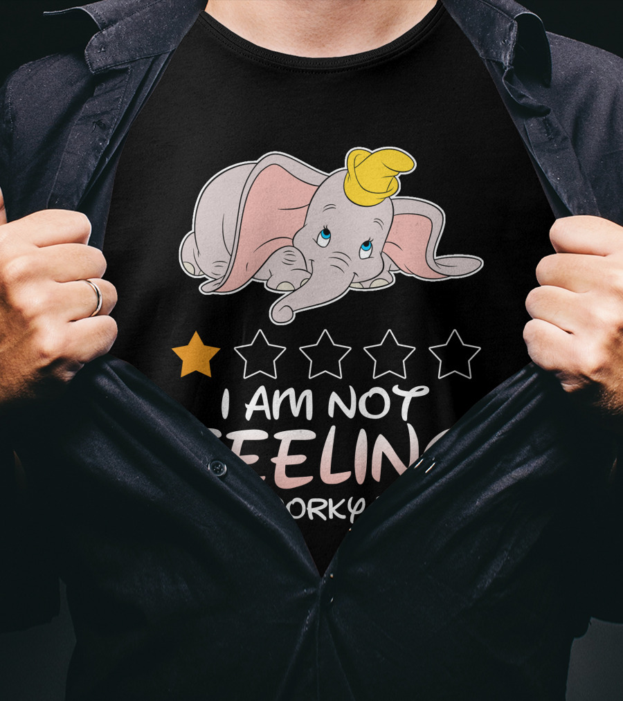 Dumbo One Star I Am Not Feeling Very Worky Today T-Shirt