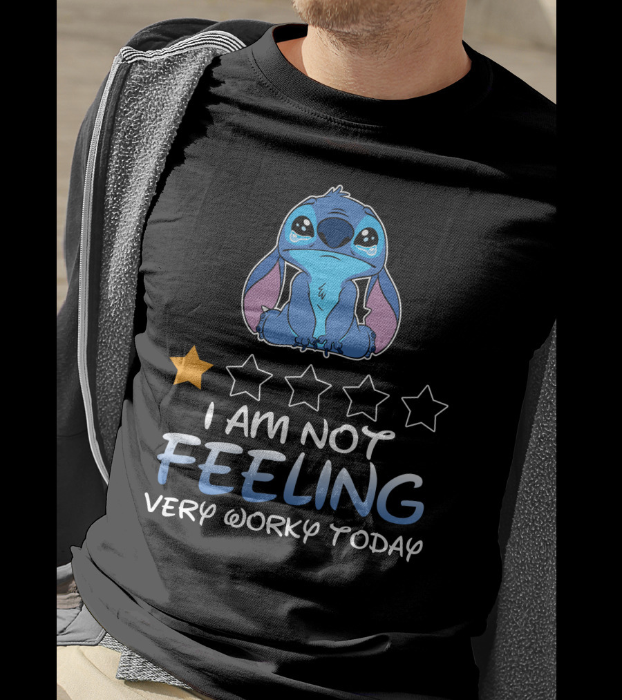 Stitch I Am Not Feeling Very Worky Today T-Shirt