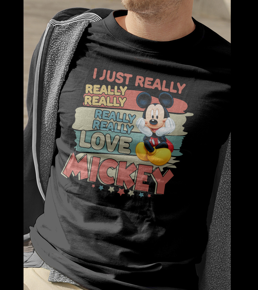 I Just Really Really Really Really Really Love Mickey T-Shirt
