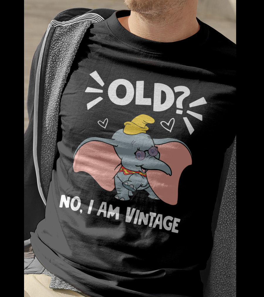 Dumbo Old No I Am Vintage T-Shirt