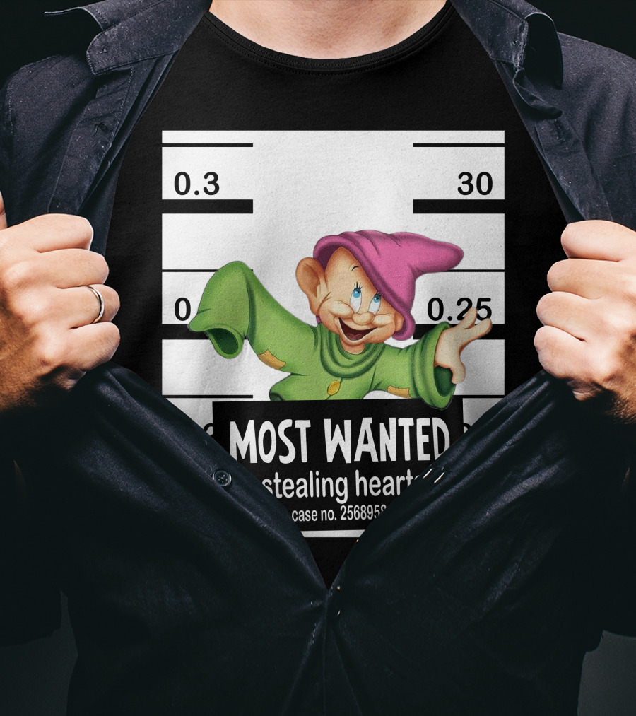 Most Wanted Stealing Hearts Dopey Case No. 2568958 T-Shirt