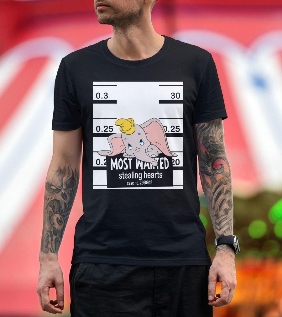 Dumbo Most Wanted Stealing Hearts Case No. 2568948 T-Shirt