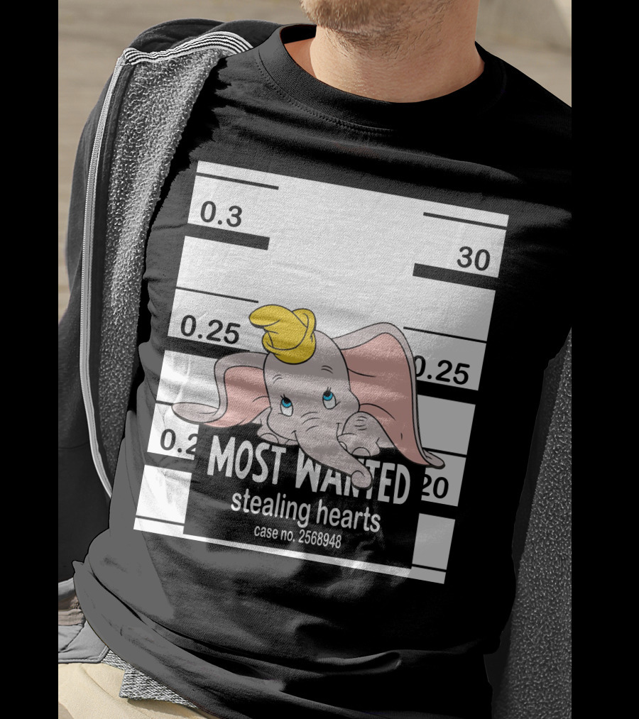 Dumbo Most Wanted Stealing Hearts Case No. 2568948 T-Shirt