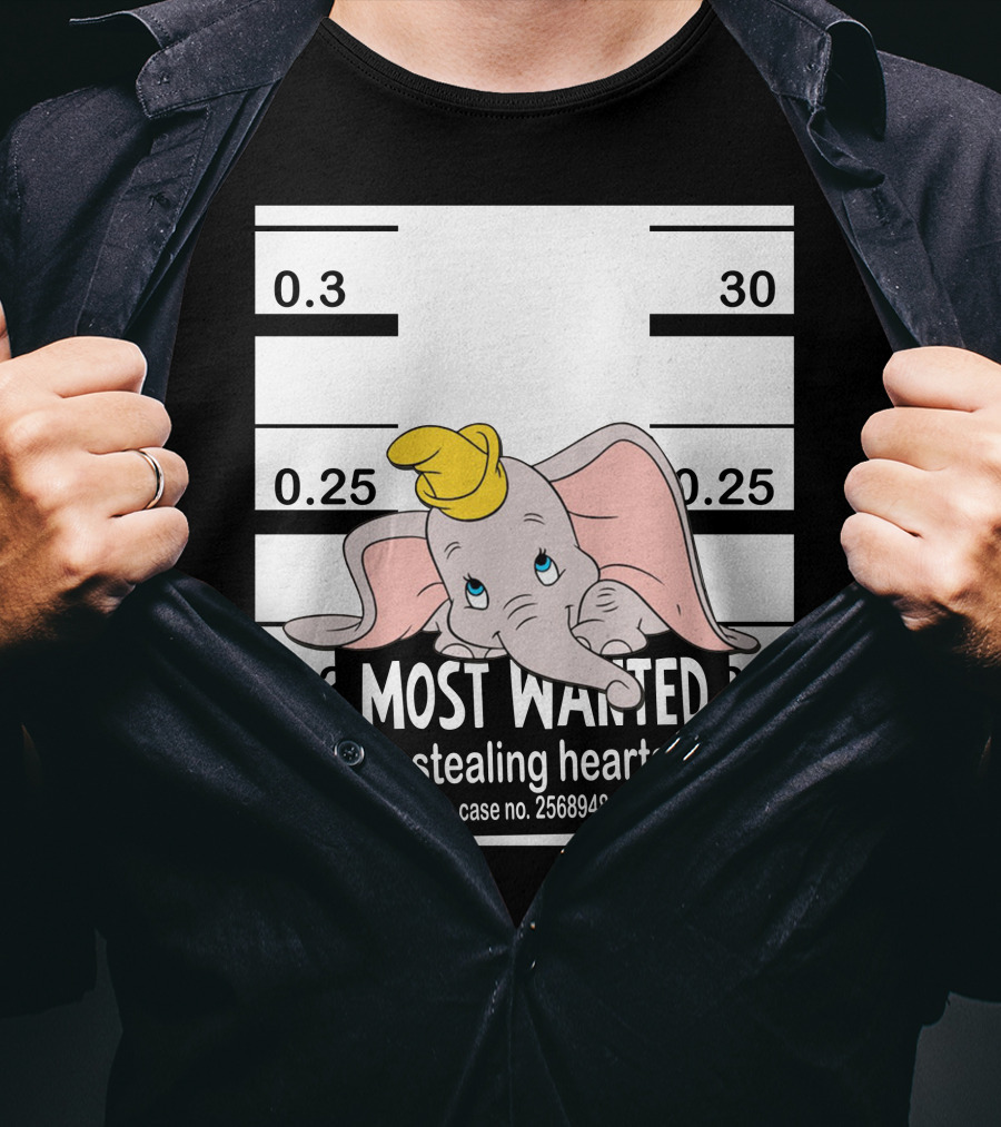 Dumbo Most Wanted Stealing Hearts Case No. 2568948 T-Shirt