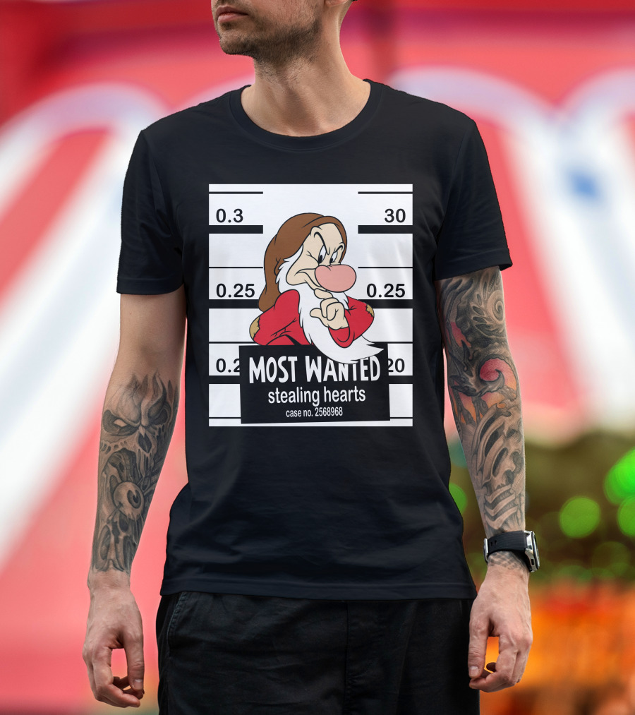 Most Wanted Stealing Hearts Grumpy Case No. 2568968 T-Shirt