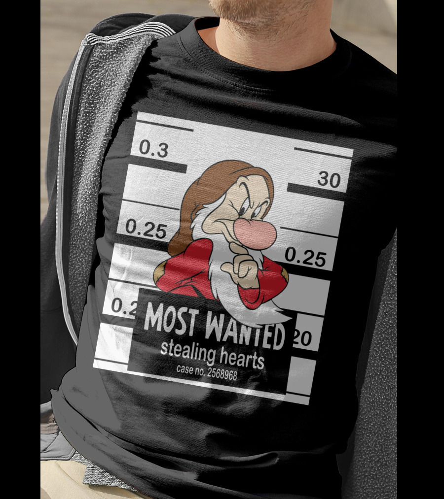 Most Wanted Stealing Hearts Grumpy Case No. 2568968 T-Shirt