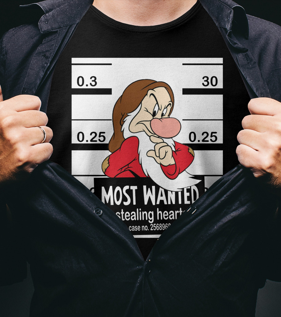 Most Wanted Stealing Hearts Grumpy Case No. 2568968 T-Shirt
