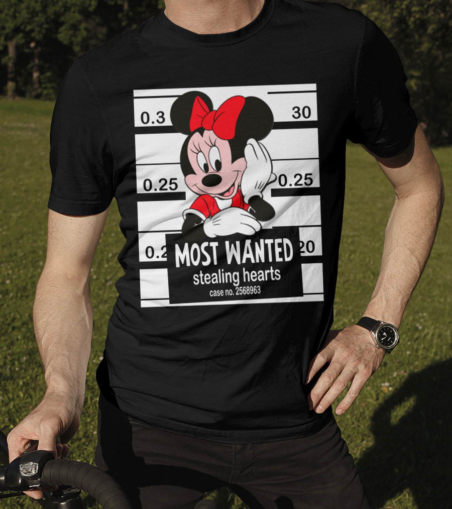 Minnie Most Wanted Stealing Hearts Case No. 2568963 T-Shirt