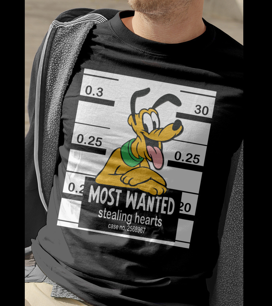 Most Wanted Pluto Stealing Hearts Case No. 2568967 T-Shirt