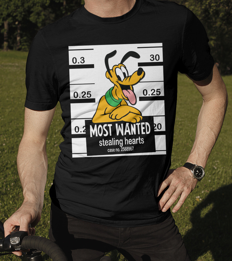 Most Wanted Pluto Stealing Hearts Case No. 2568967 T-Shirt