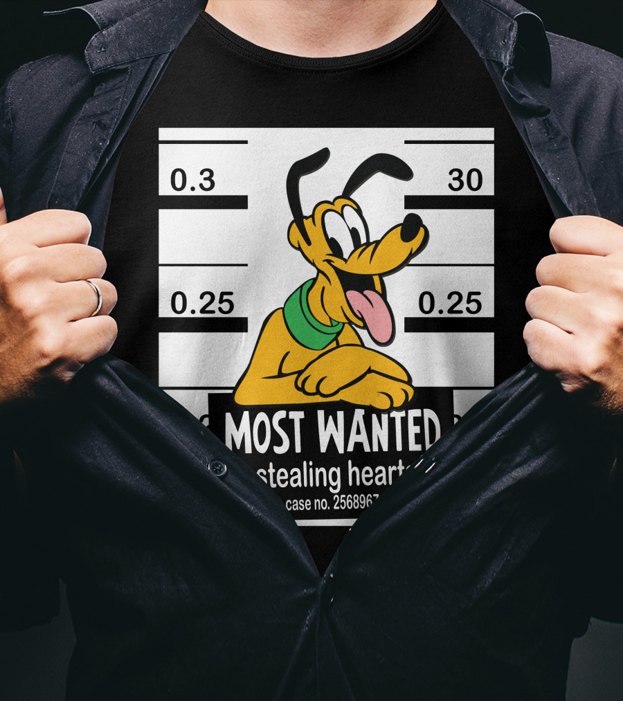 Most Wanted Pluto Stealing Hearts Case No. 2568967 T-Shirt