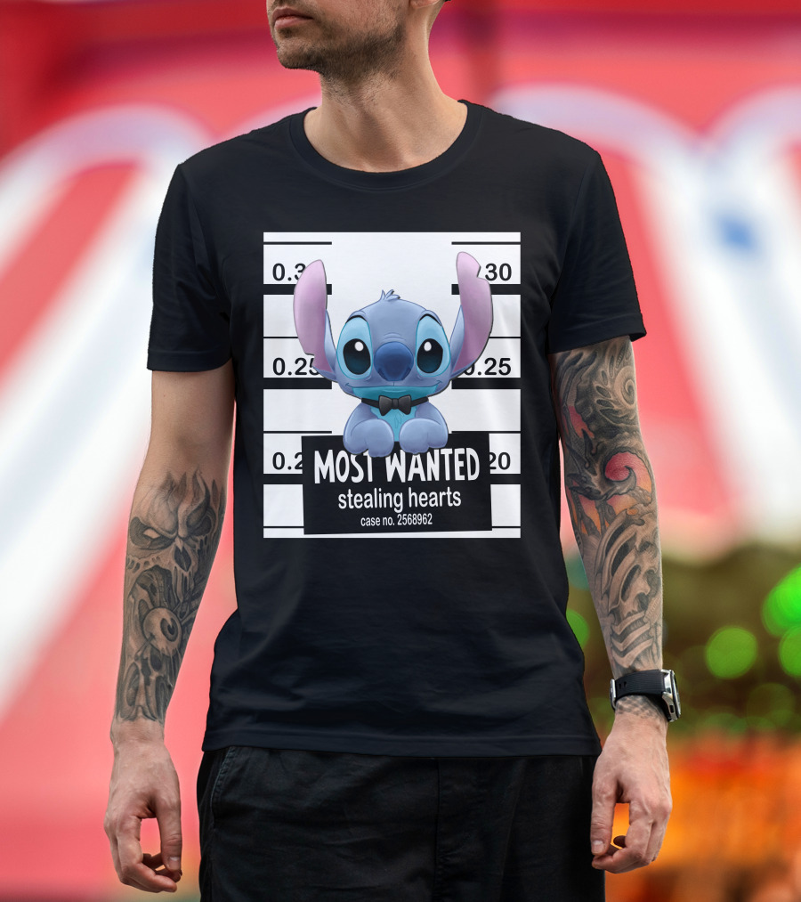 Most Wanted Stealing Hearts Alien Case No. 2568962 T-Shirt