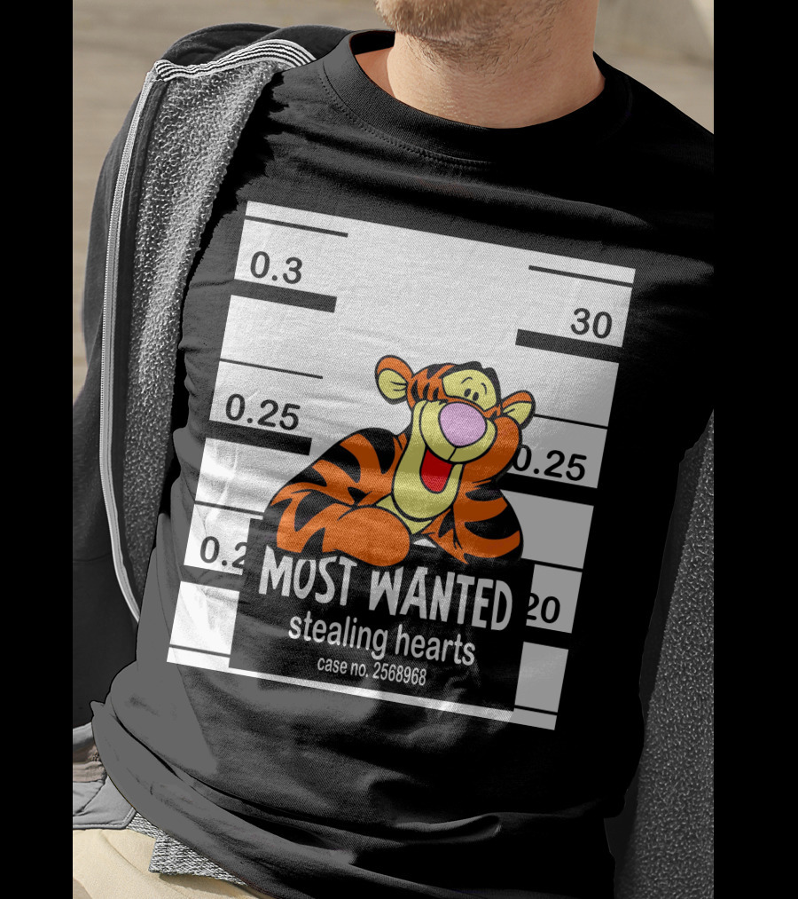 Most Wanted Tigger Stealing Hearts Case No. 2568968 T-Shirt