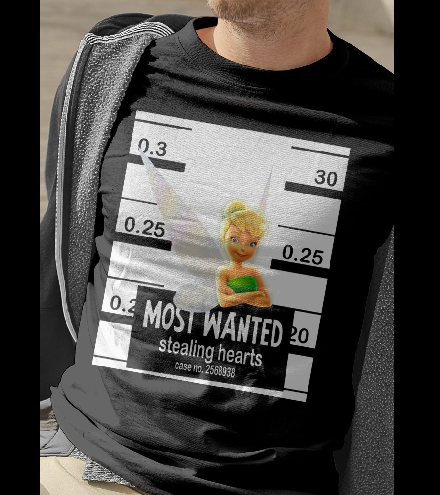 Most Wanted Stealing Hearts Tinker Bell Case No. 2568938 T-Shirt