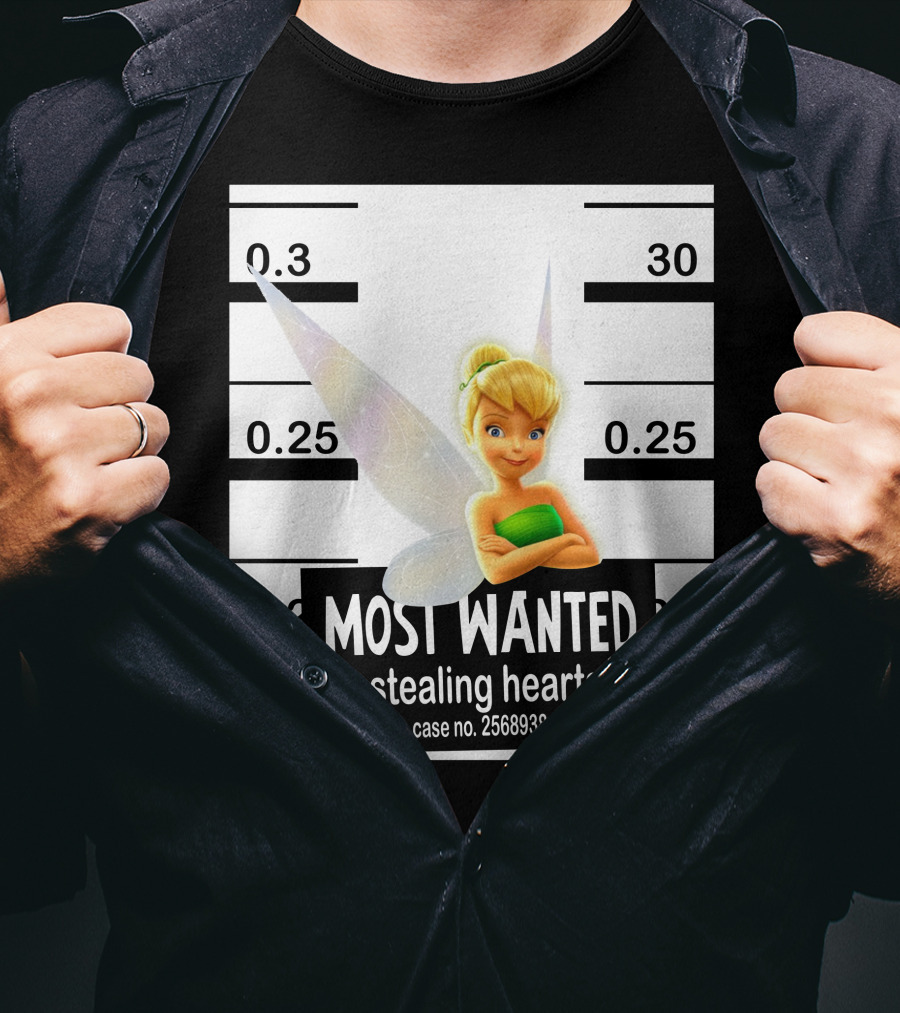 Most Wanted Stealing Hearts Tinker Bell Case No. 2568938 T-Shirt