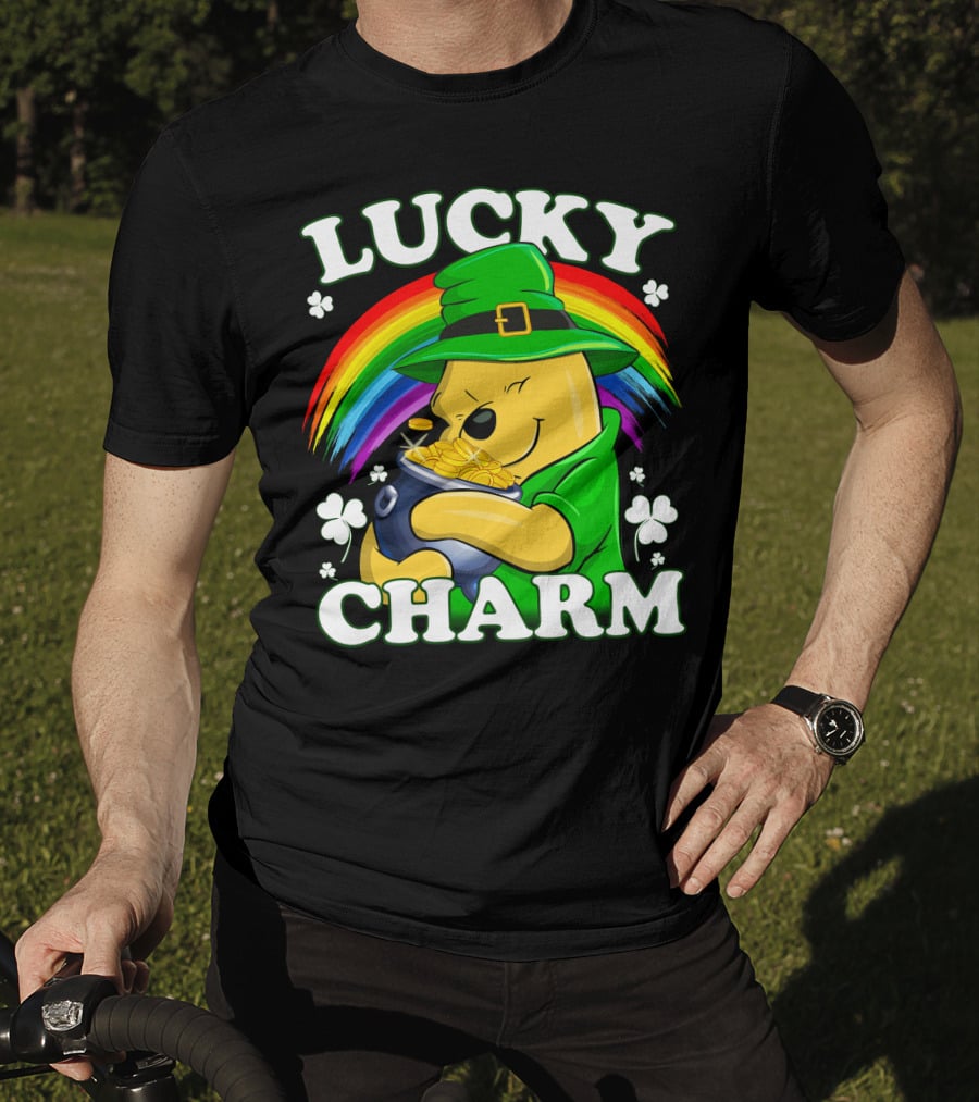 Lucky Charm Rainbow Bear St. Patrick's Day T-Shirt