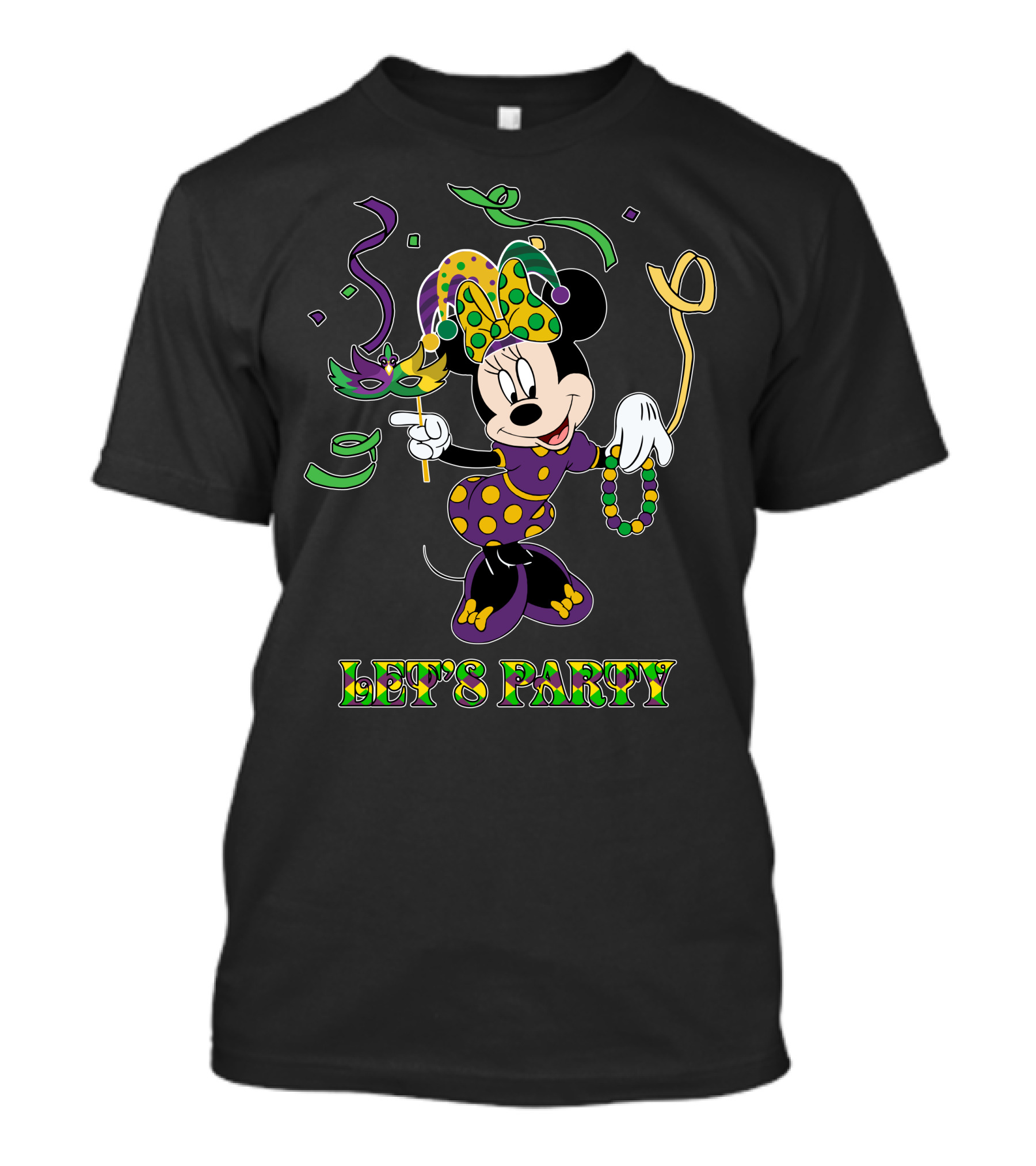 Minnie Let's Party Mardi Gras Celebration T-Shirt