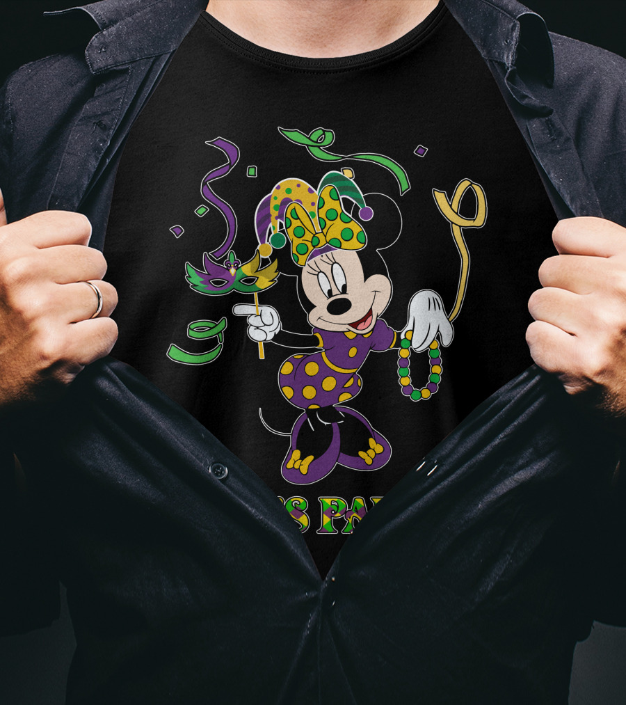 Minnie Let's Party Mardi Gras Celebration T-Shirt