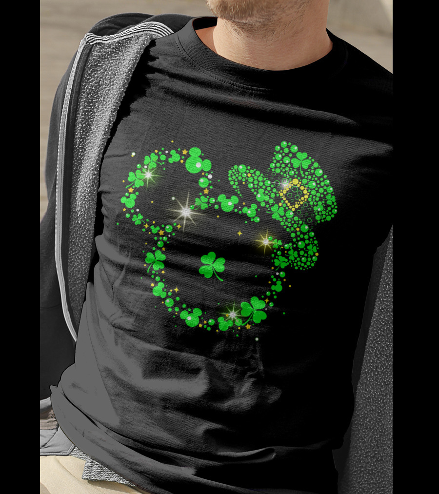 Mickey St Patricks Day Green Shamrock Hat Celebration T-Shirt