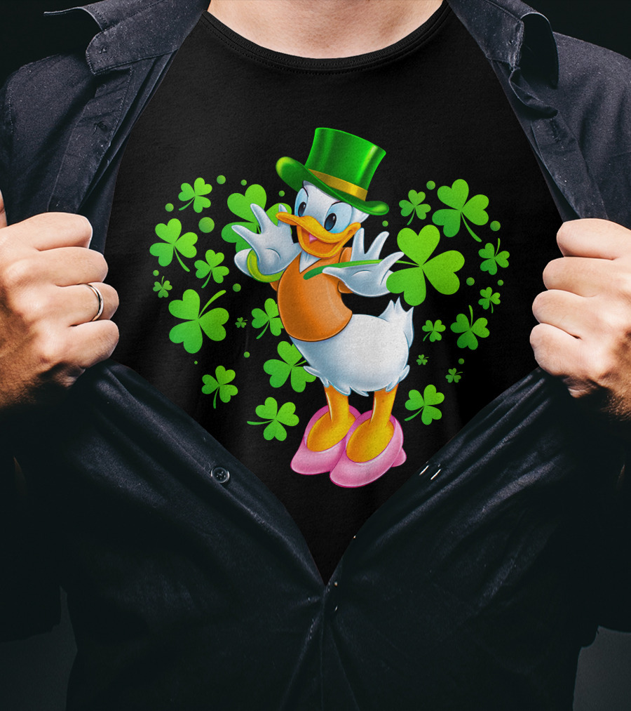 Daisy Duck St. Patrick's Day Shamrock Celebration T-Shirt