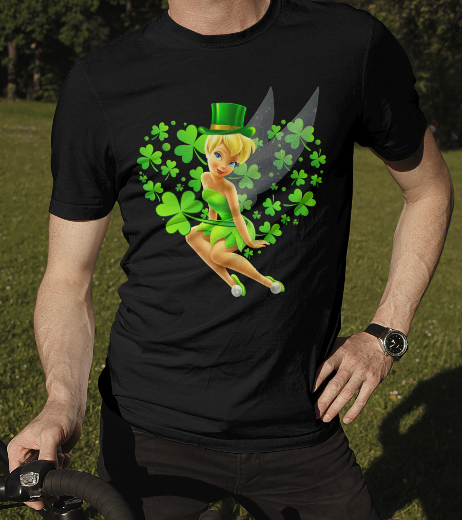 Tinker Bell St. Patrick's Day Shamrock Fairy T-Shirt