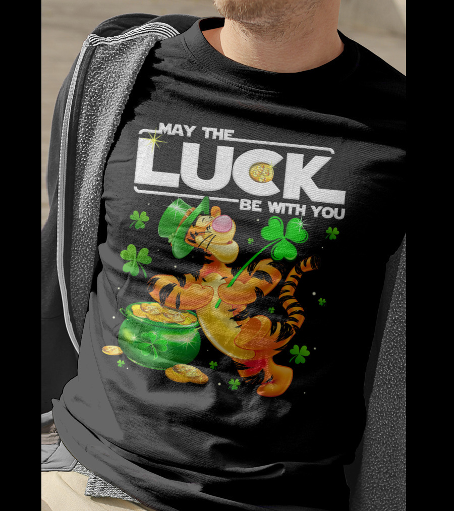May The Luck Be With You Tigger T-Shirt