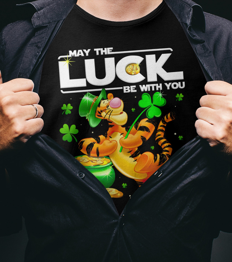 May The Luck Be With You Tigger T-Shirt