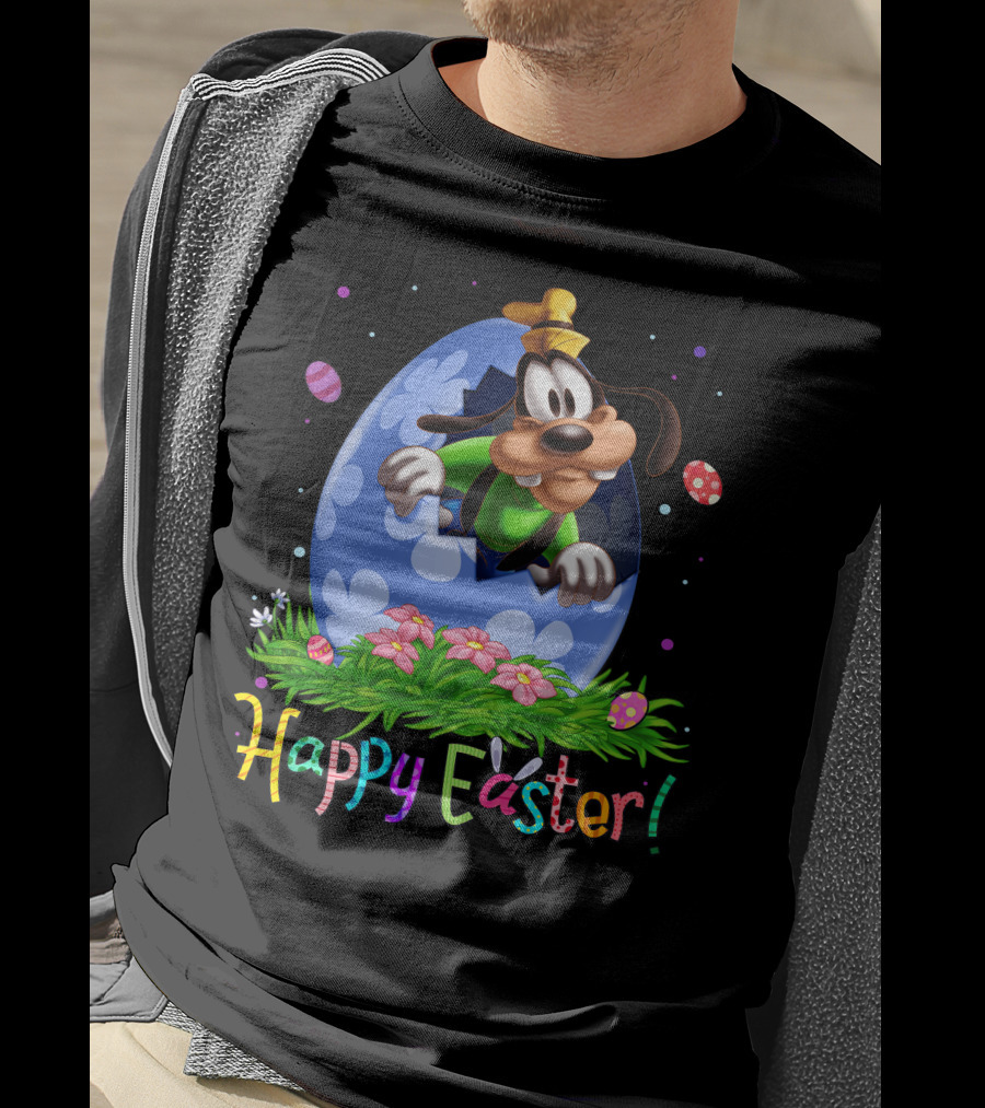 Happy Easter Goofy Egg Surprise T-Shirt