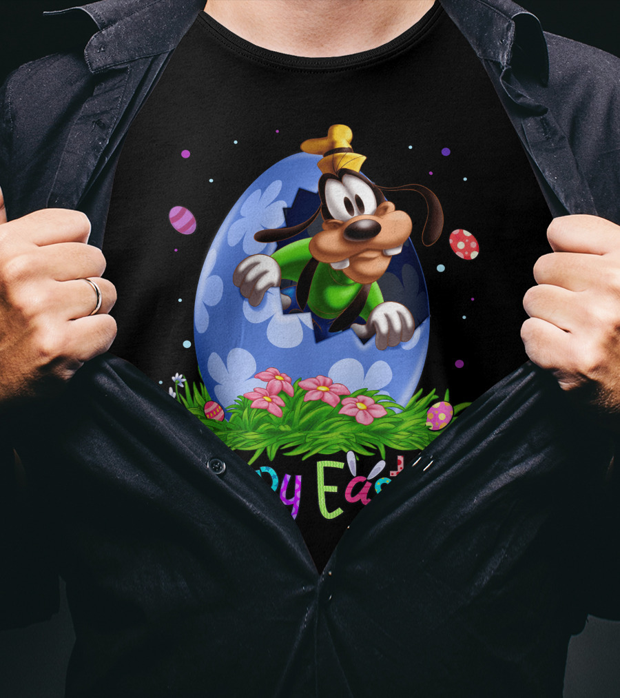 Happy Easter Goofy Egg Surprise T-Shirt