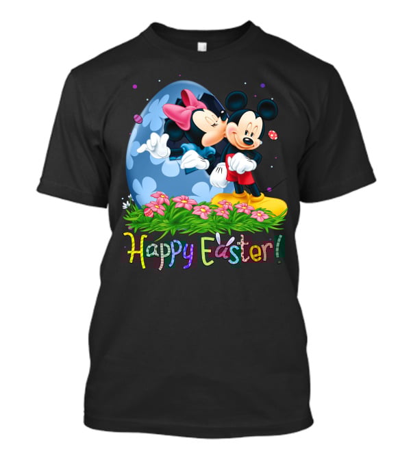 Happy Easter Mickey And Minnie T-Shirt
