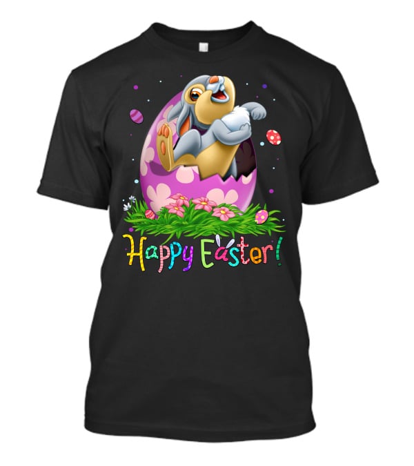 Happy Easter Thumper Easter Egg Rabbit T-Shirt
