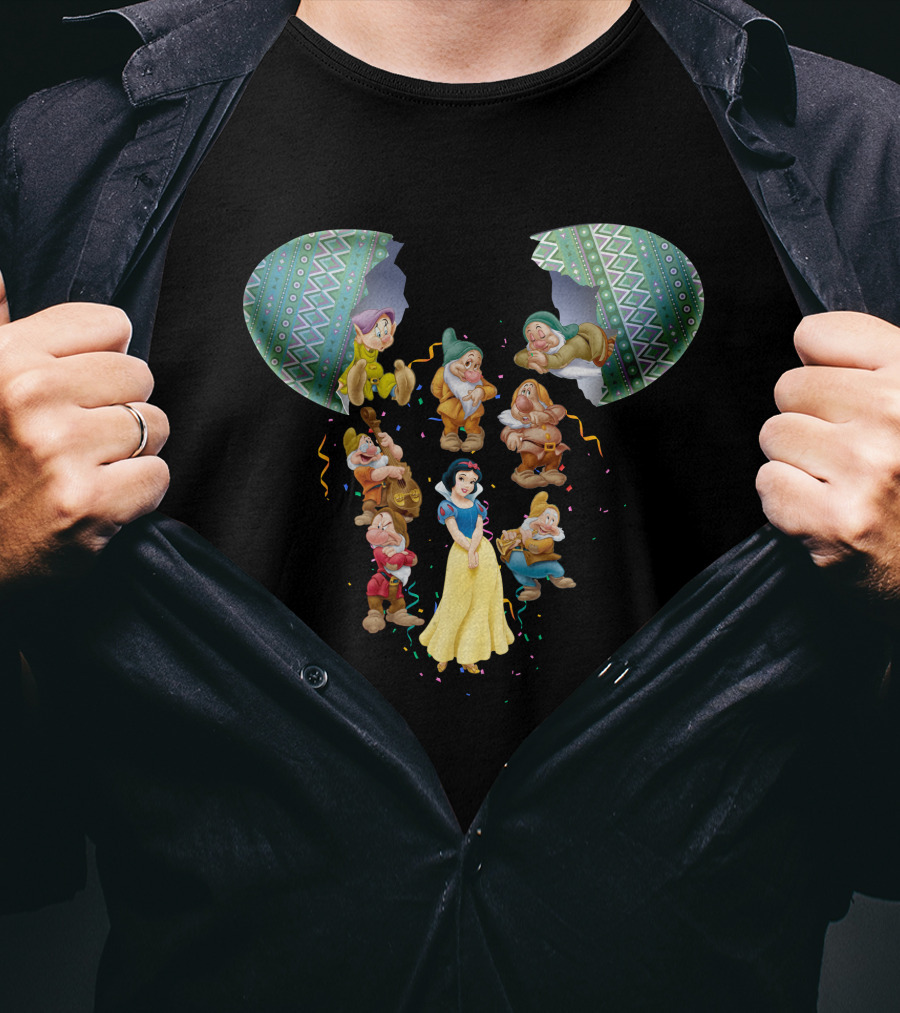 Snow White Seven Dwarfs Easter Egg Surprise T-Shirt