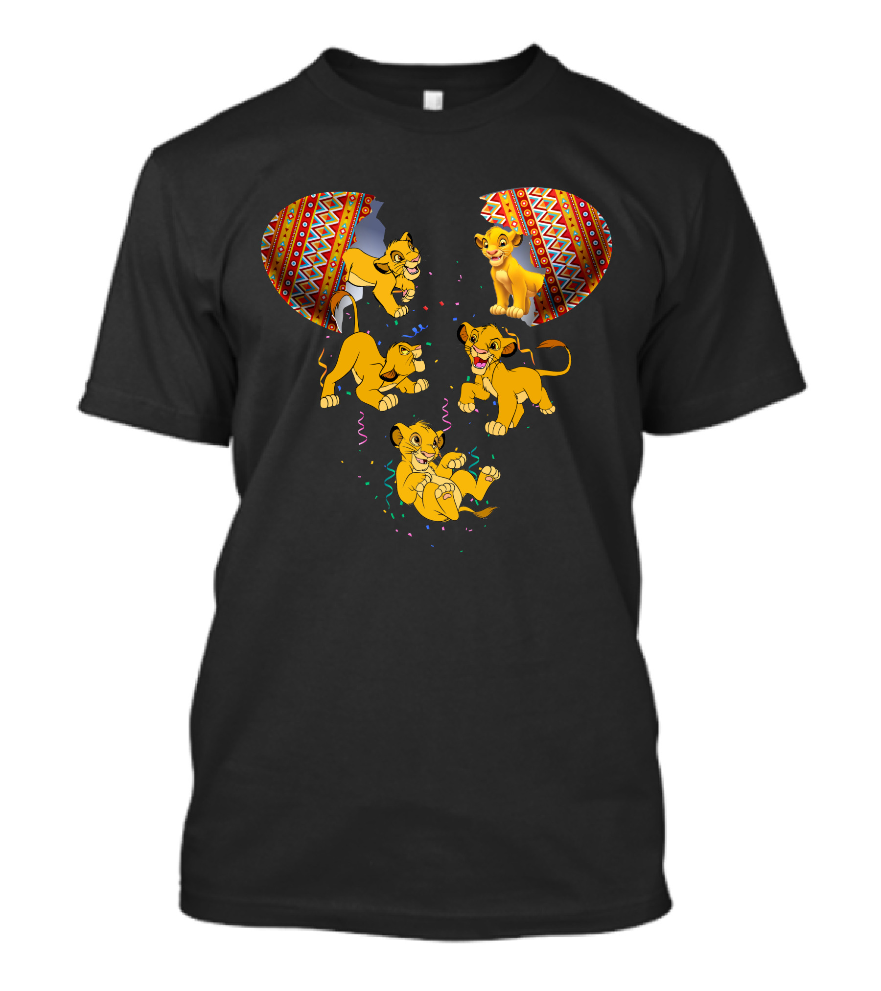 Simba Lion King Inspired Mouse Headburst T-Shirt