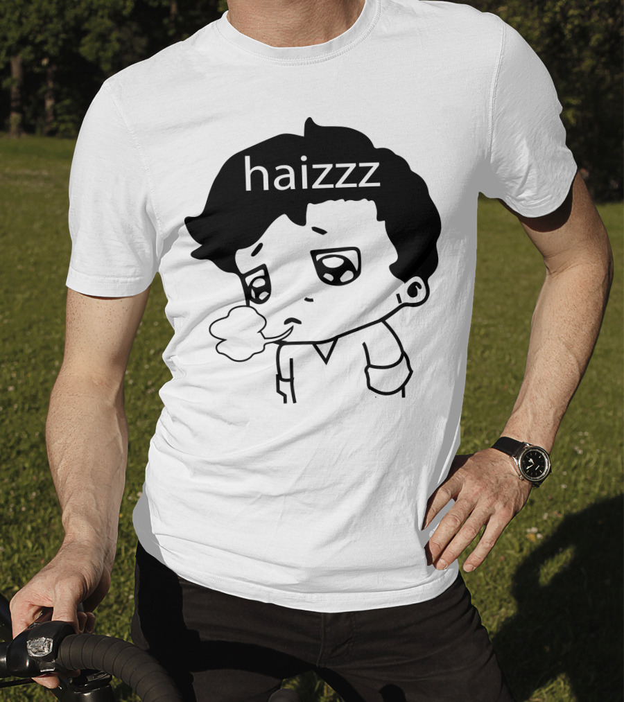 Haizzz Thổi Bong Bóng Buồn Dễ Thương T-Shirt