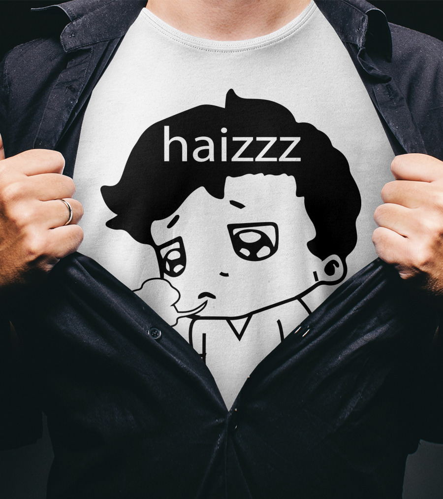 Haizzz Thổi Bong Bóng Buồn Dễ Thương T-Shirt