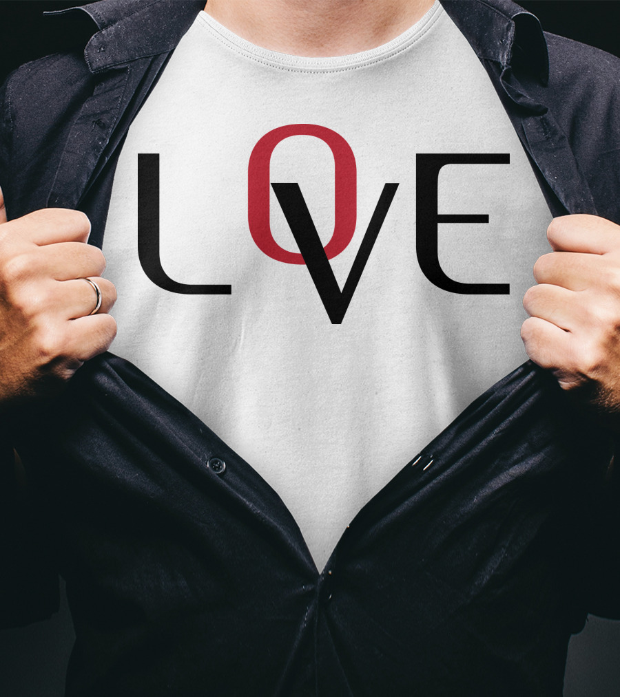 LOVE 1 Tennis-Inspired Fashion T-Shirt