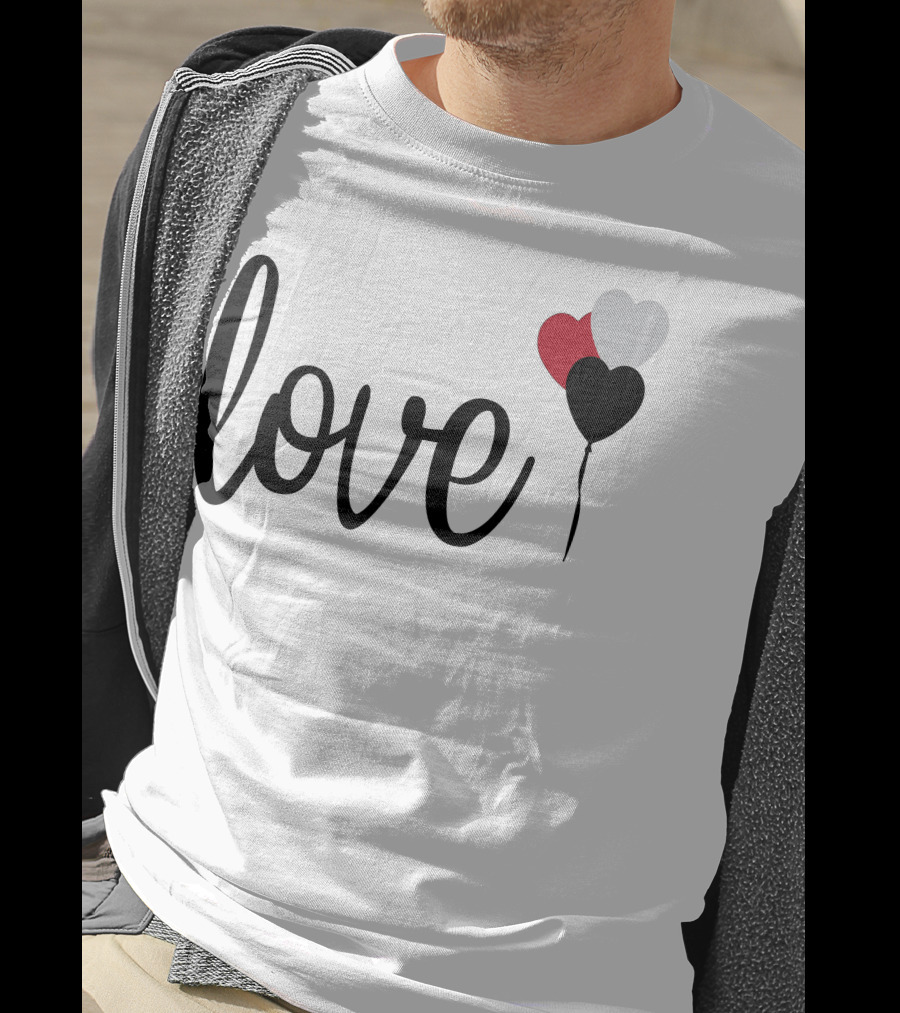 Love Heart Balloons T-Shirt