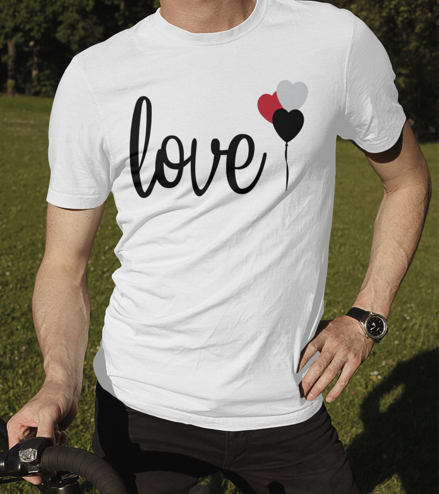 Love Heart Balloons T-Shirt