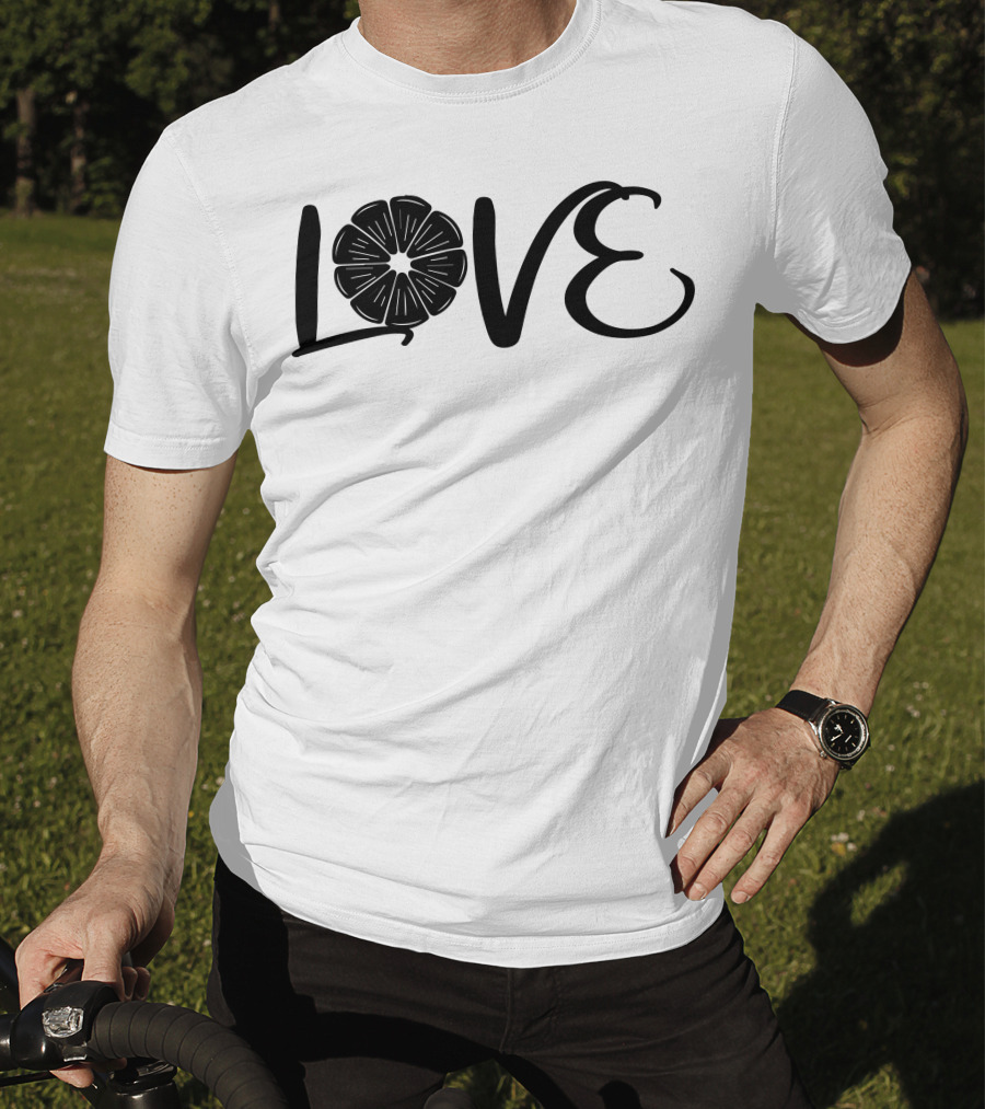 LOVE LEMON Sliced Citrus Typography T-Shirt