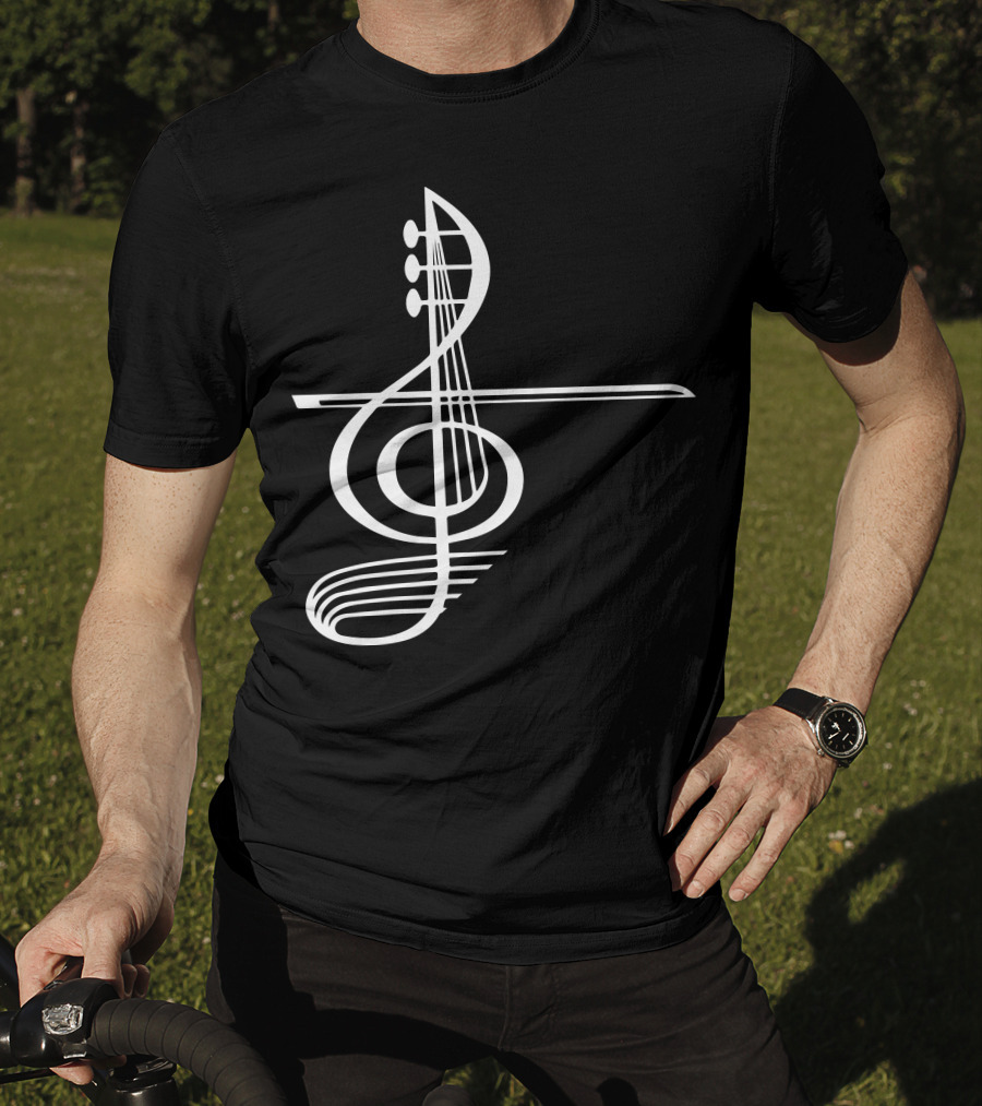 VIOLA Musical Treble Clef Strings T-Shirt