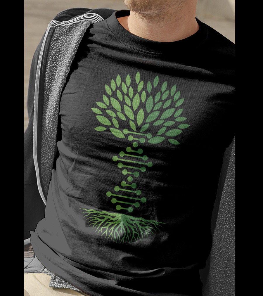 Family DNA Tree Roots Genealogy Connection T-Shirt
