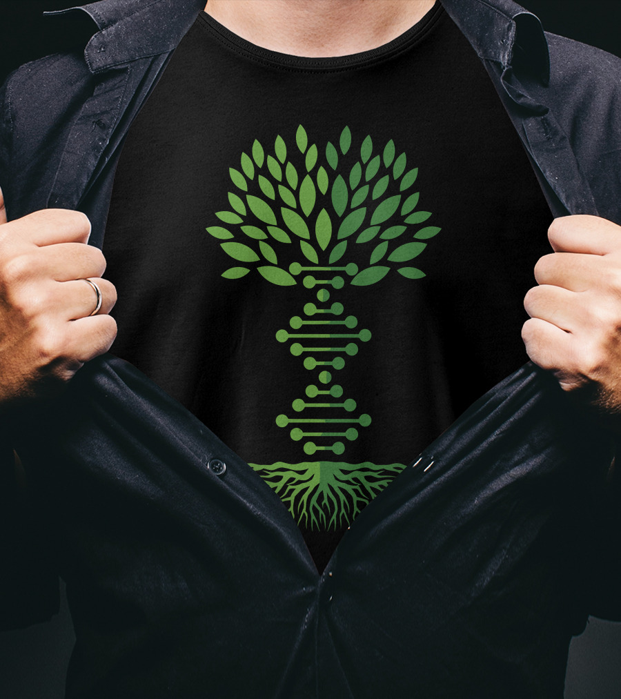 Family DNA Tree Roots Genealogy Connection T-Shirt