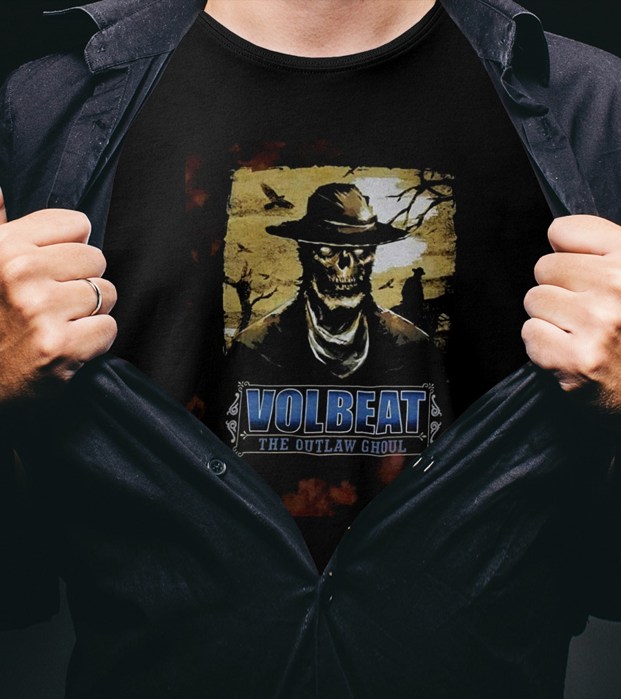 VOLBEAT The Outlaw Ghoul Cowboy T-Shirt
