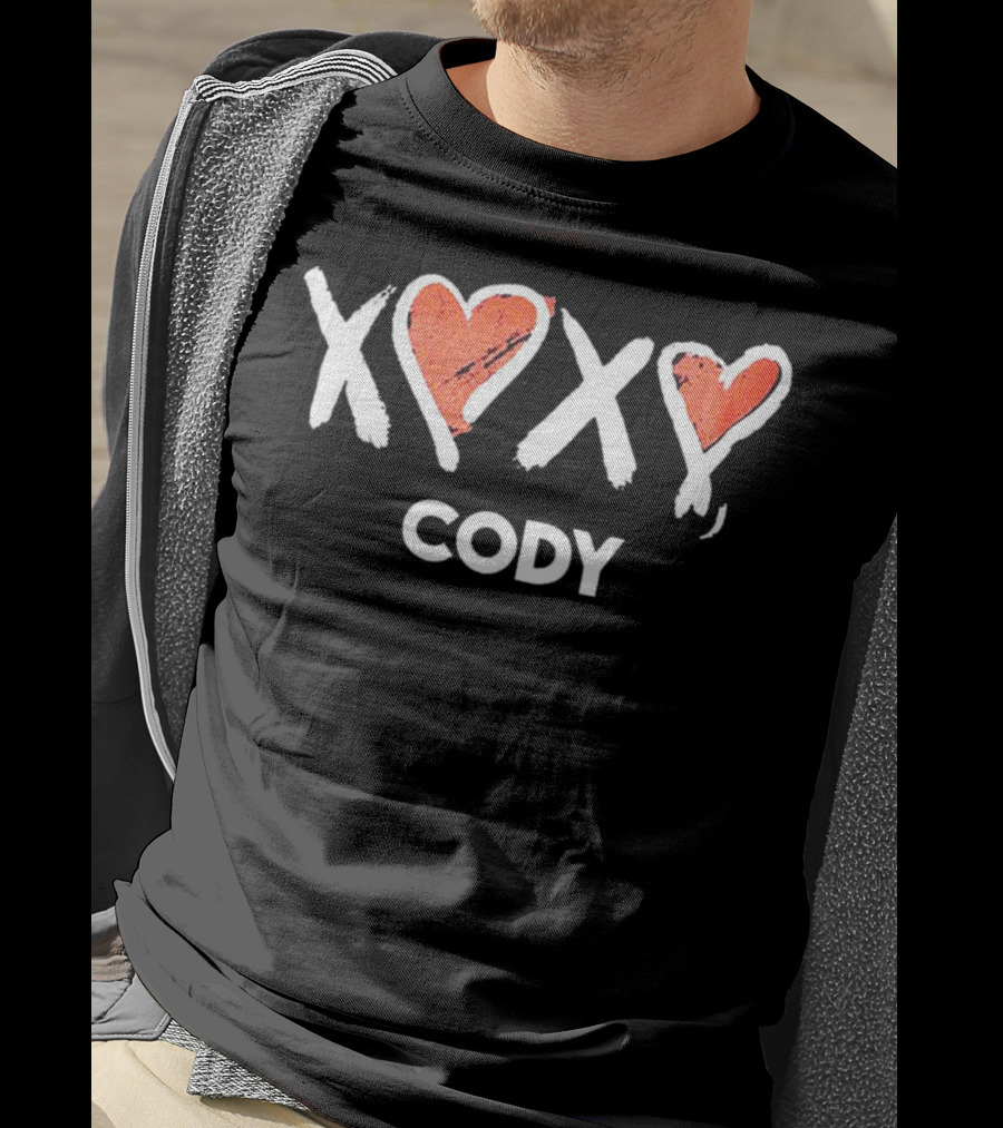 XOXO Cody Heart And Cross T-Shirt