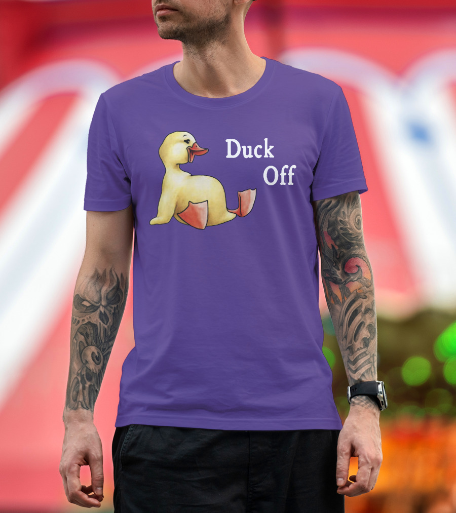 Duck Off Funny Sitting Duck T-Shirt