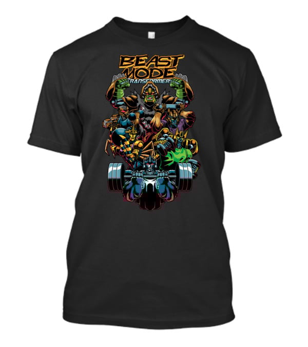 Beast Mode Transformers Powerlifting Autobots T-Shirt