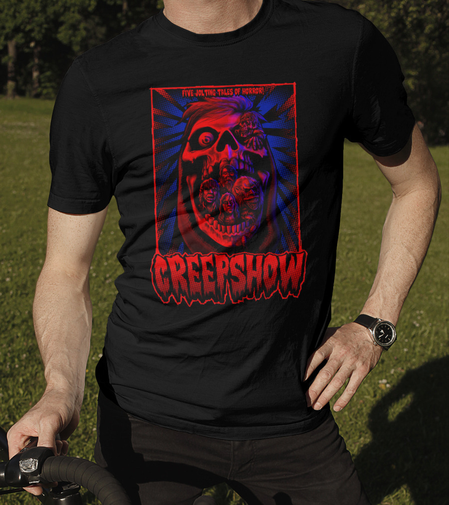 Creepshow Five Jolting Tales Of Horror Creepskull T-Shirt