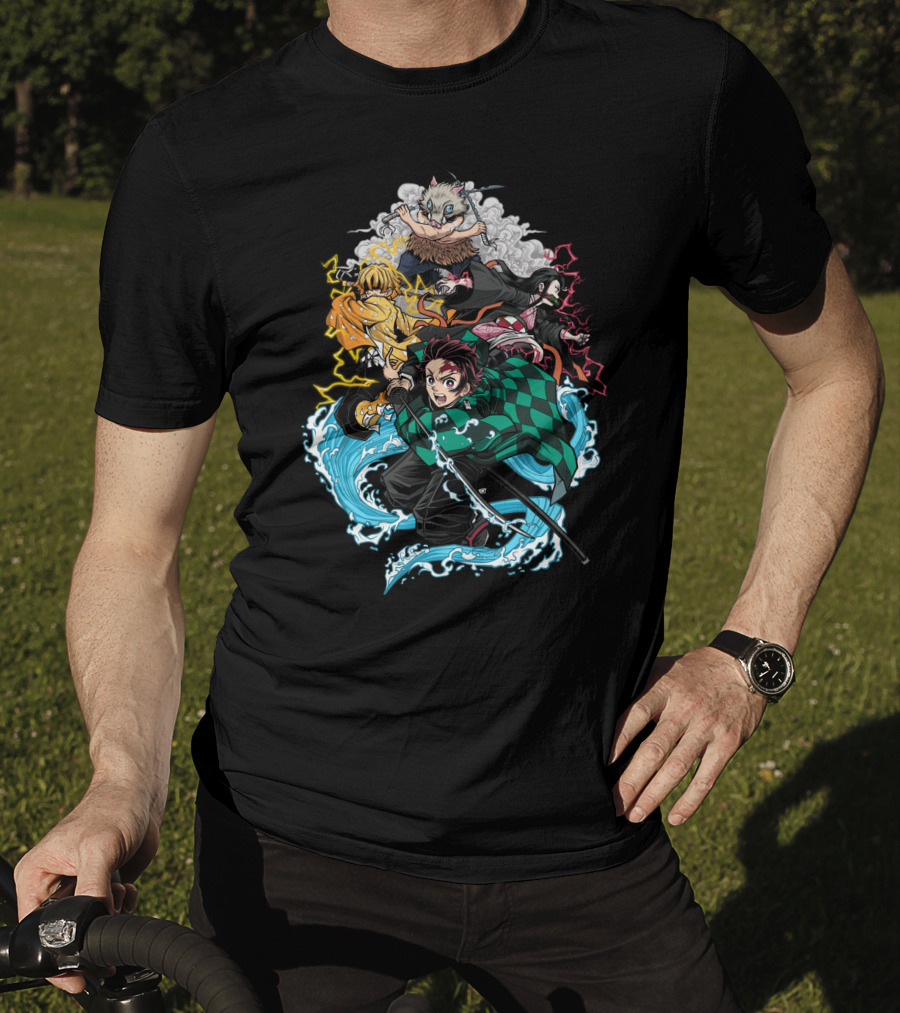 Demon Slayer Classic Characters Action T-Shirt