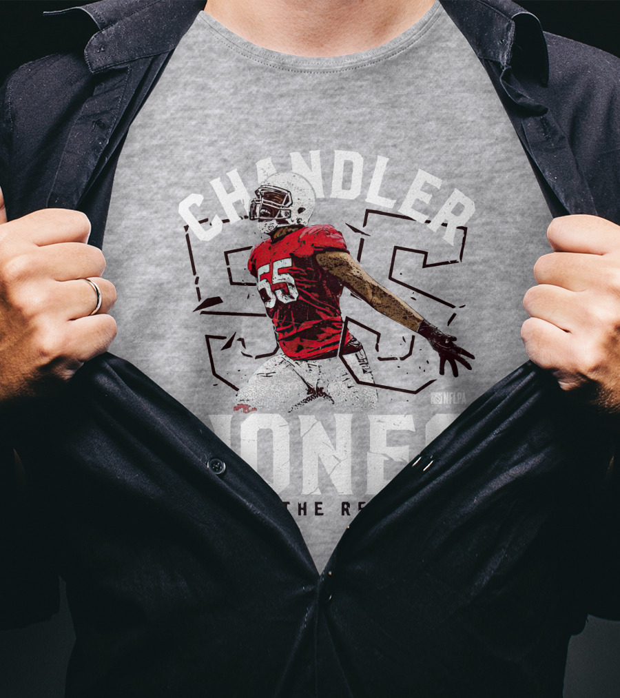 Chandler Jones 55 NFLPA Sack The Records T-Shirt