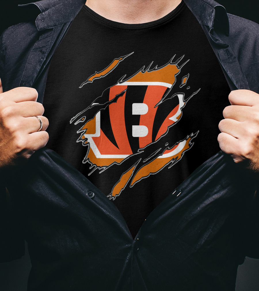 Cincinnati Bengals Scratch Claw T-Shirt